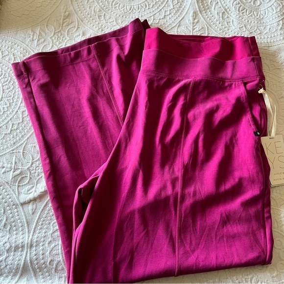 Athleta × Alicia‎ Keys Wide Leg Pants Hot Pink SIZE 3X - Picture 4 of 6